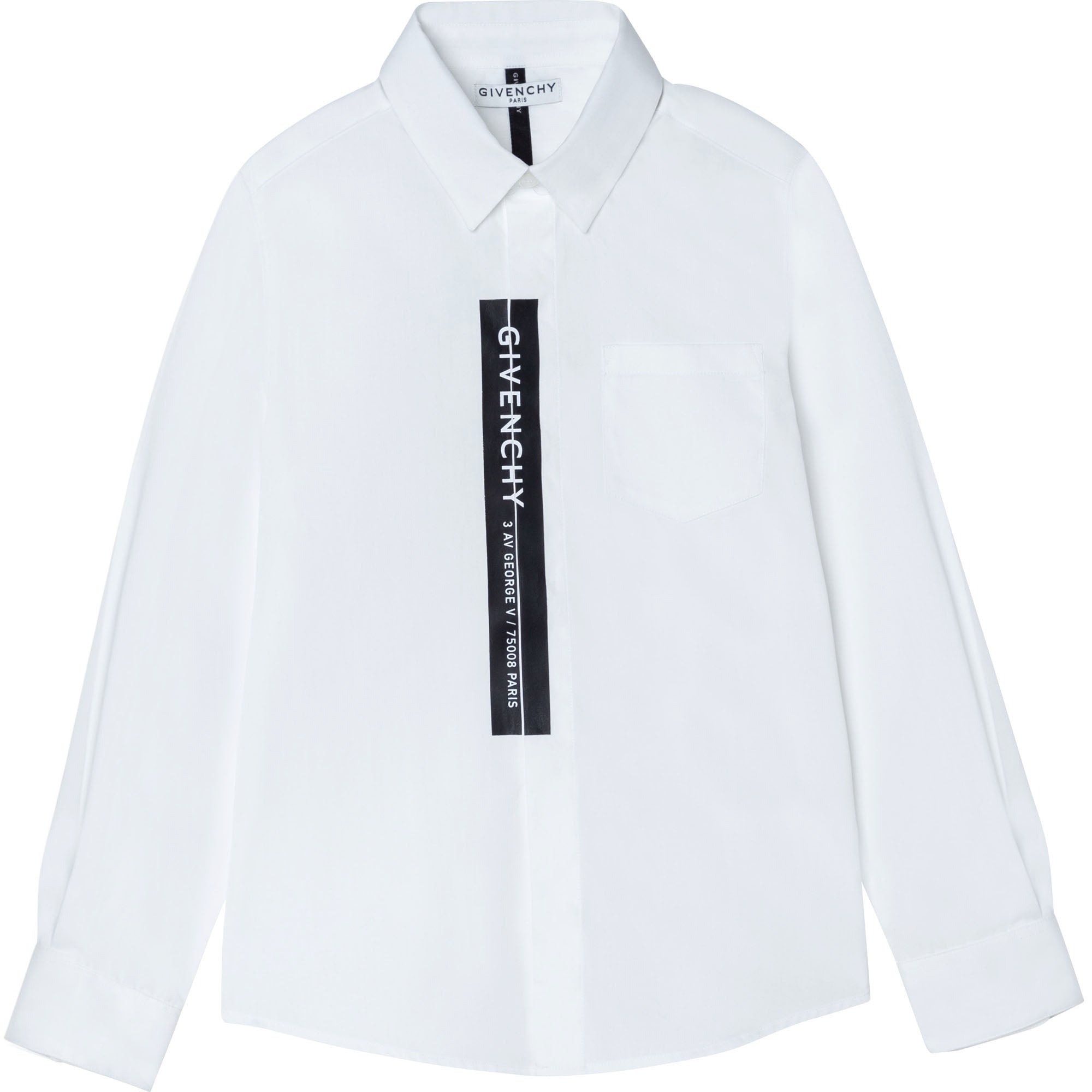 Boys White Logo Shirt