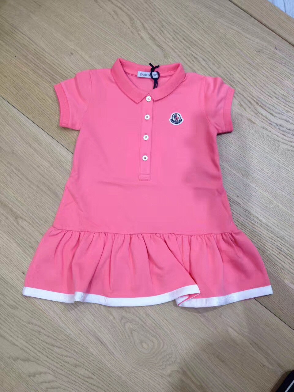 Baby Girls Pink Polo Dress