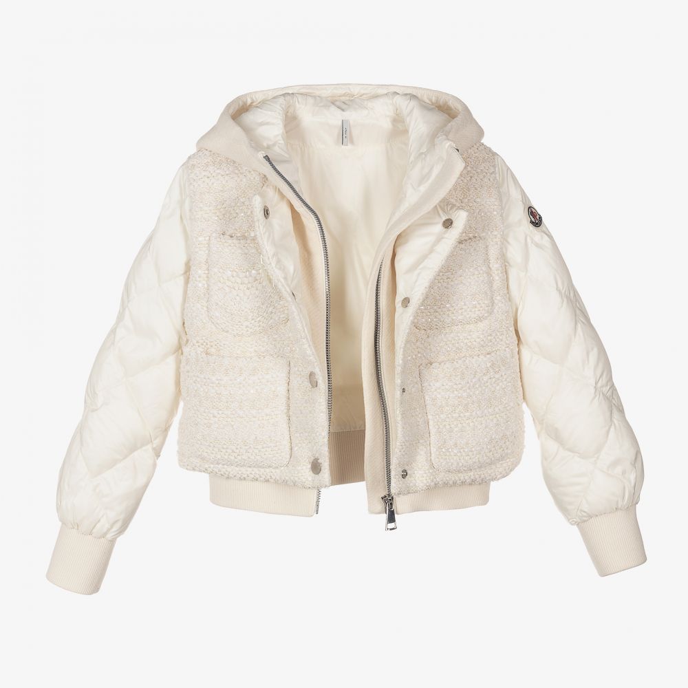 Boys & Girls Beige 'MONILYA' Padded Down Jacket