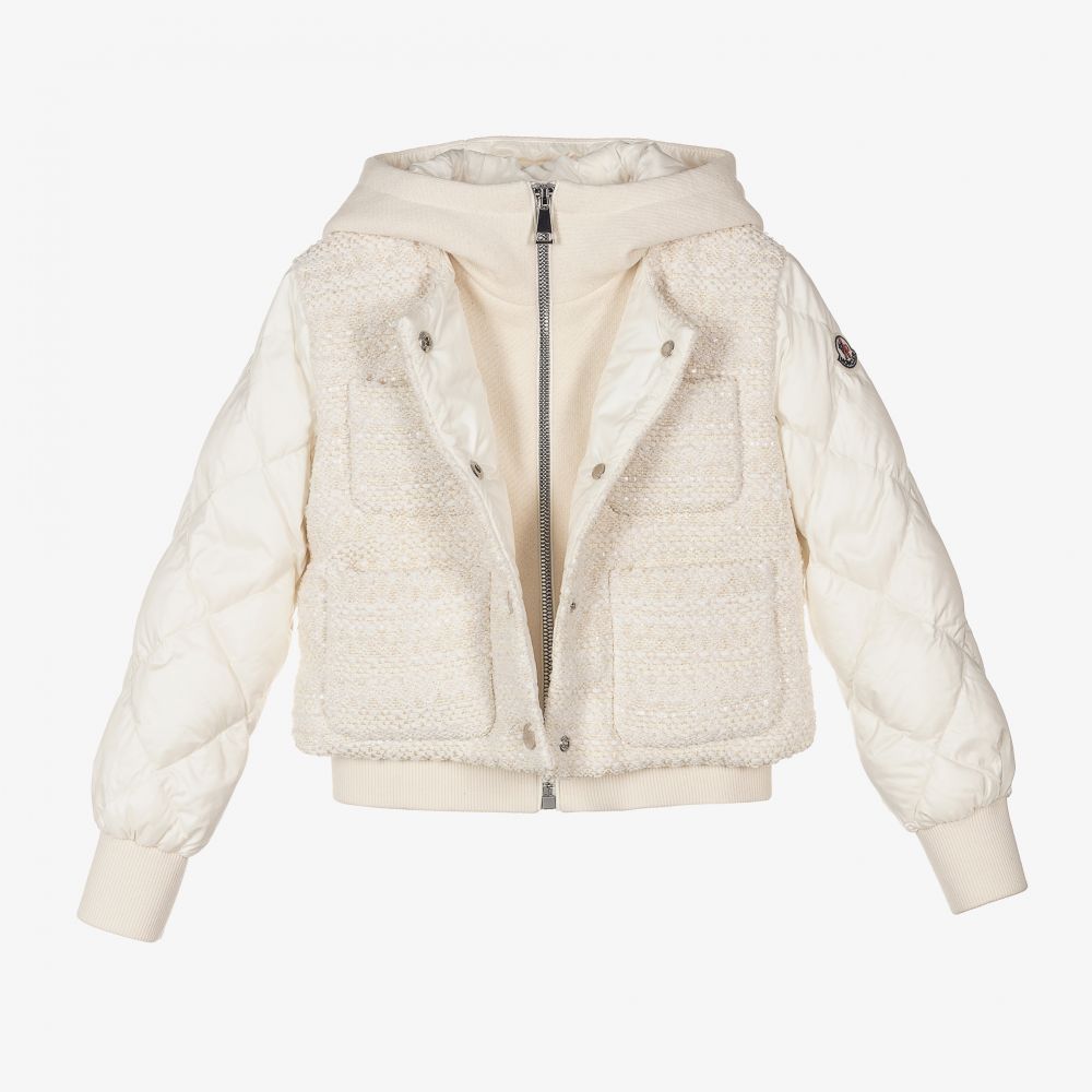 Boys & Girls Beige 'MONILYA' Padded Down Jacket