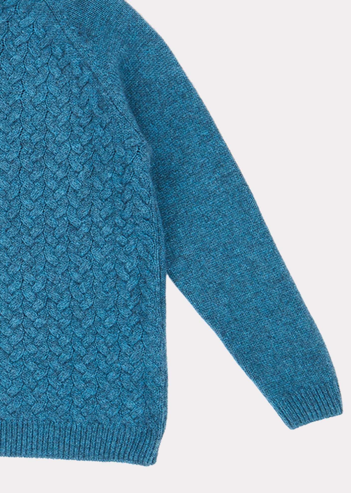 Boys & Girls Teal Owl Cable Jumper