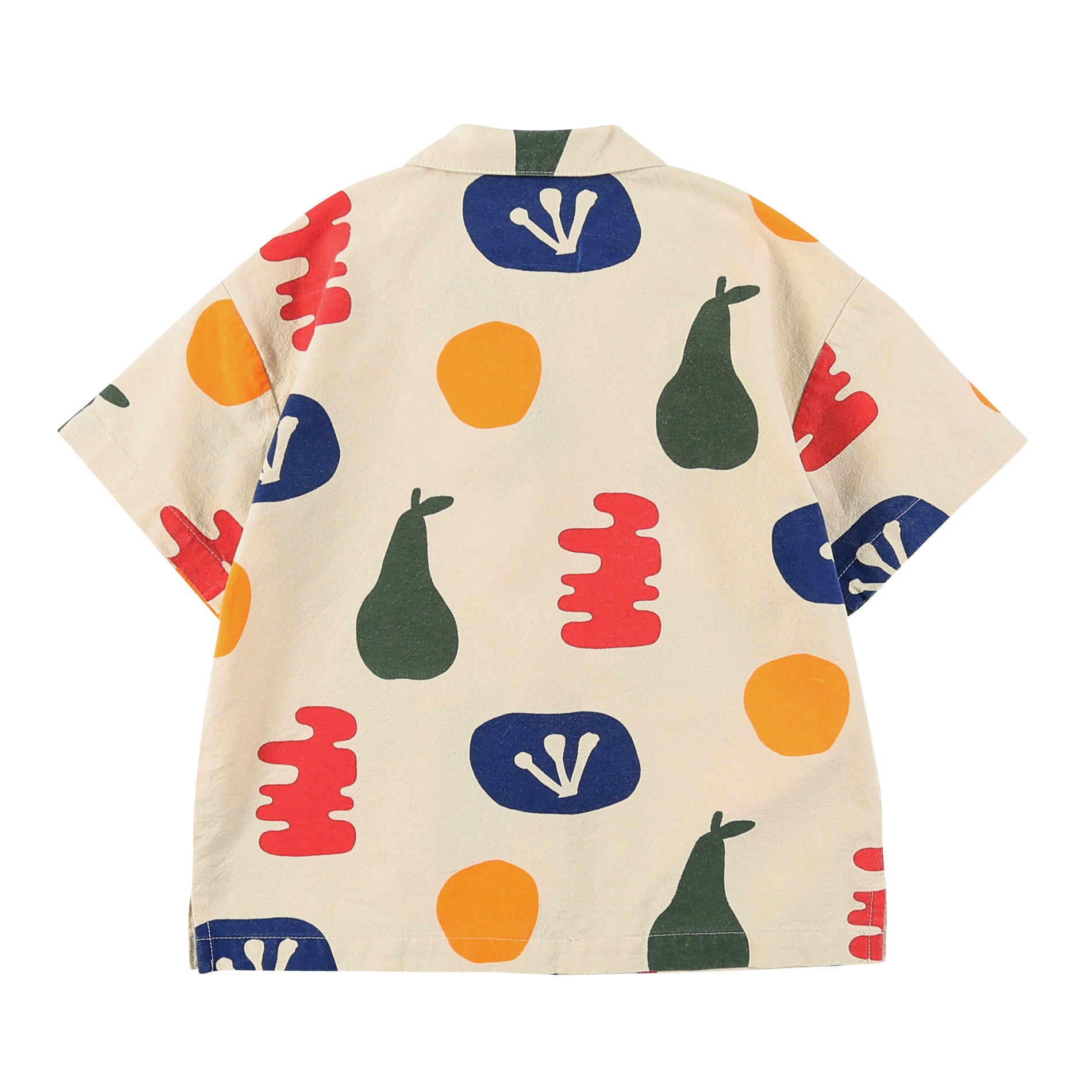 Boys & Girls Cream Painting Cotton Shirt