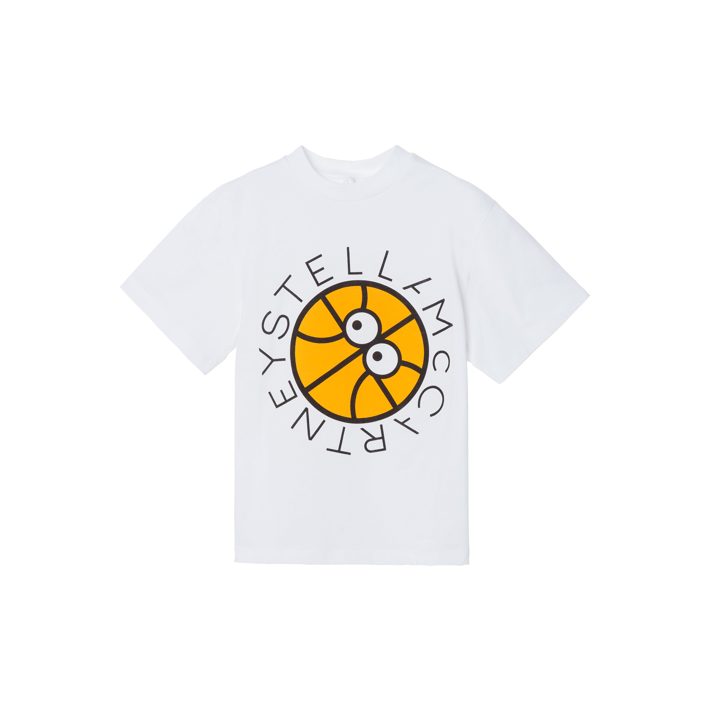 Boys White Basket Ball T-Shirt