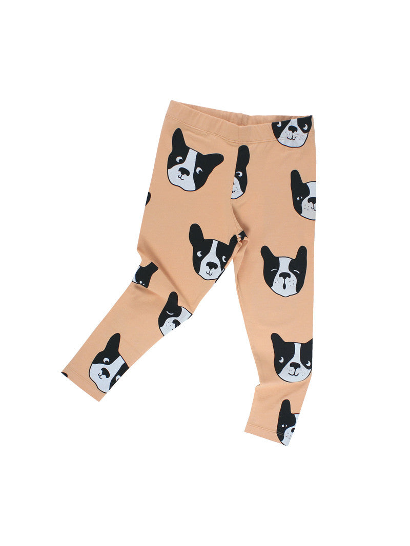 Boys & Girls Orange Dog Printed Trousers