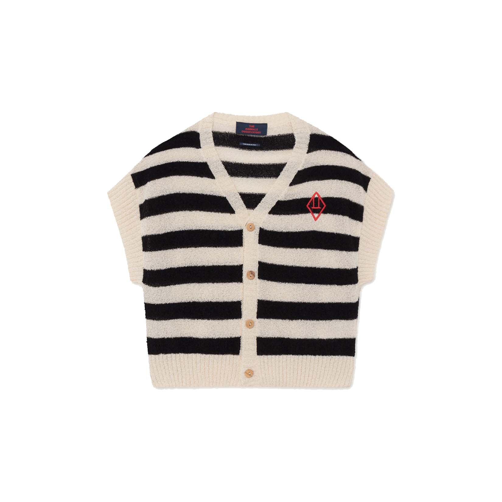 Boys & Girls Navy Logo Cardigan