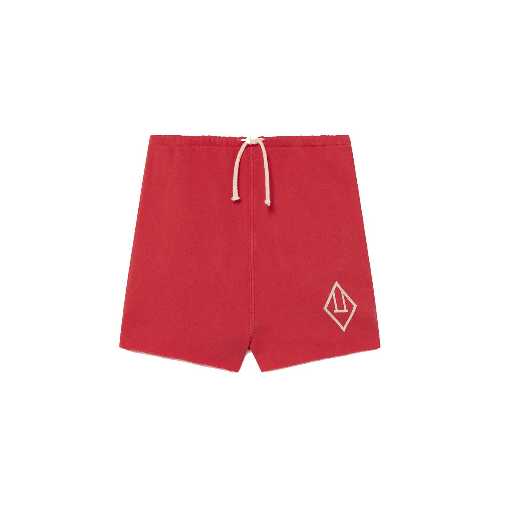 Boys & Girls Red Logo Cotton Shorts