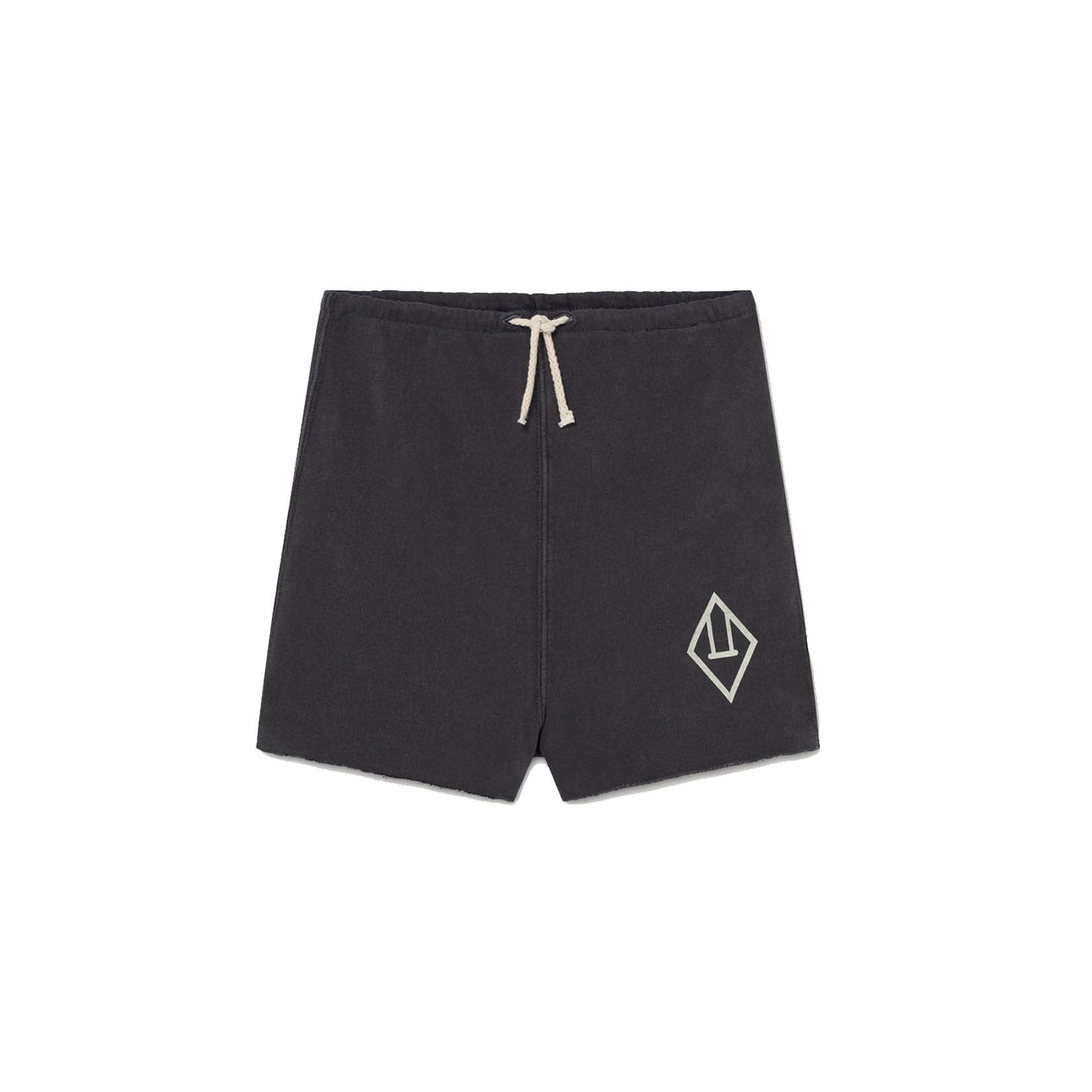 Boys & Girls Black Logo Cotton Shorts