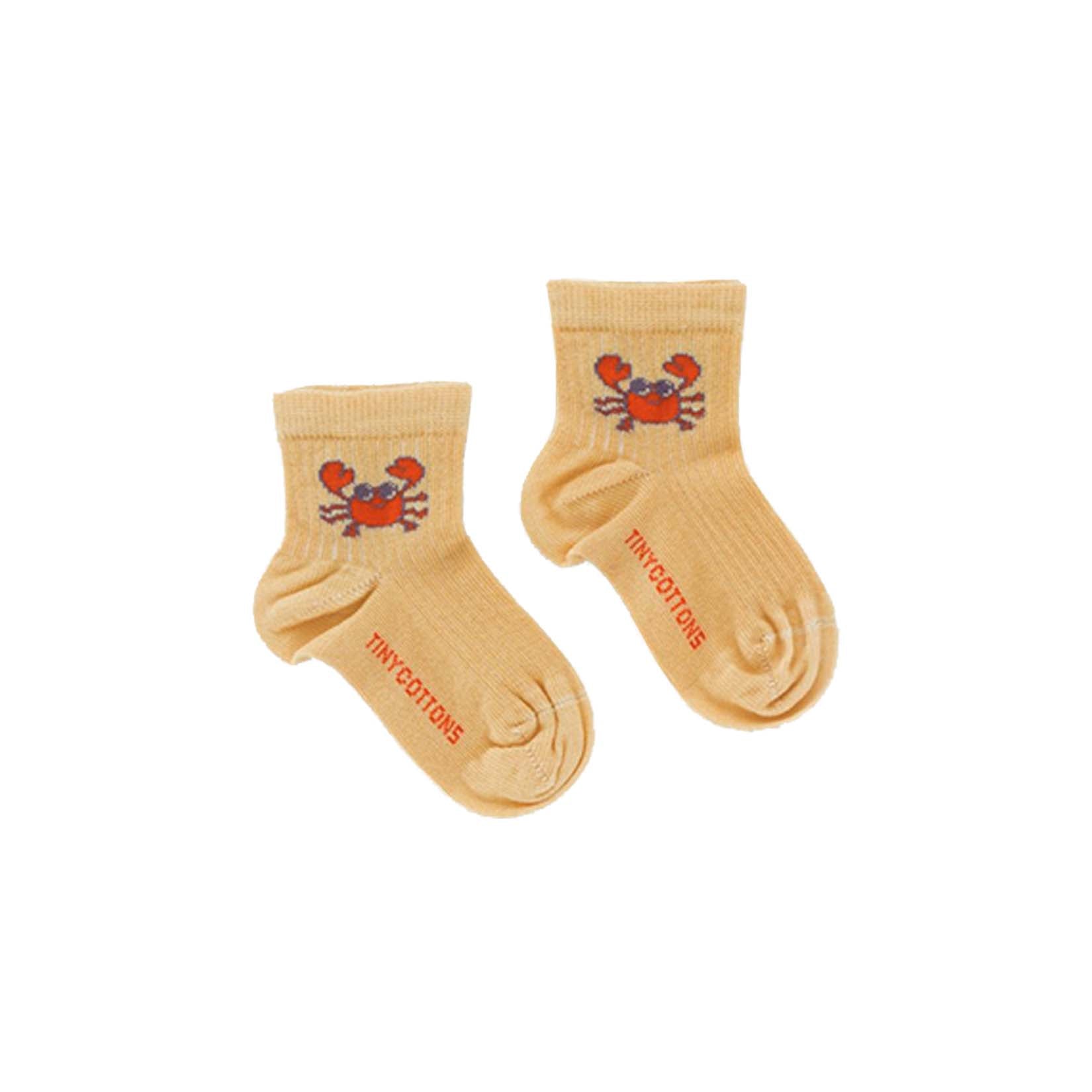 Boys & Girls Yellow Cotton Socks