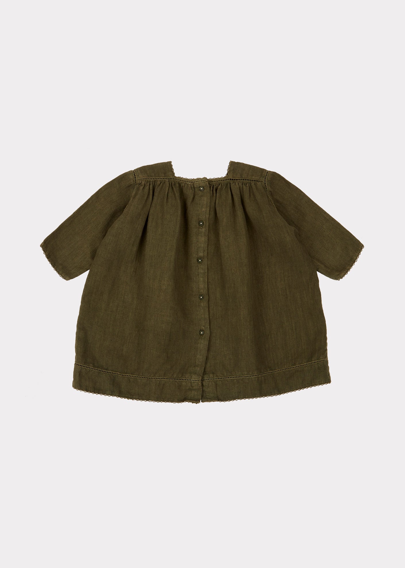 Baby Girls Dark Green Dress